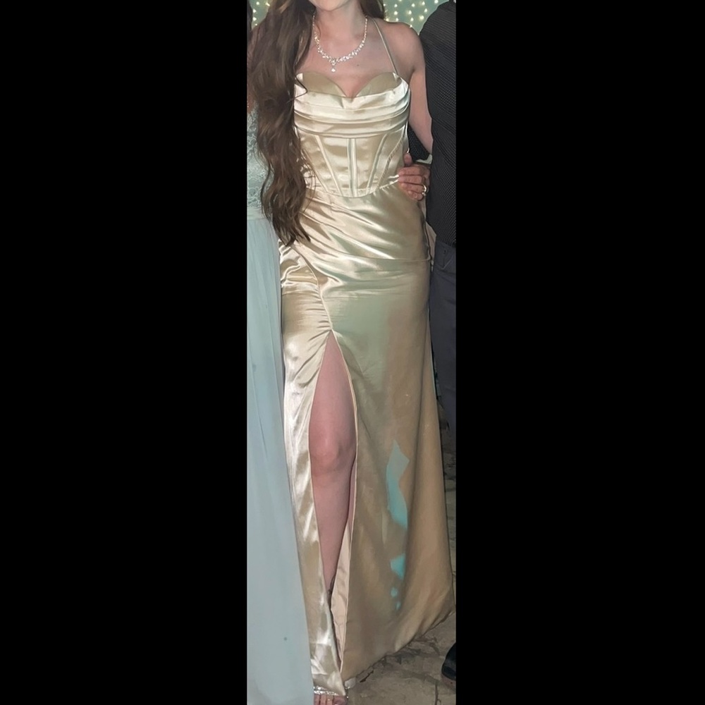 Rose gold dress